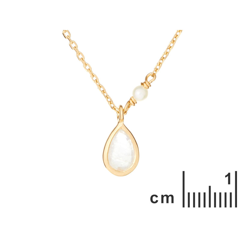 Ogrlica s mjesečevim kamenom i Biserima - Slika 2