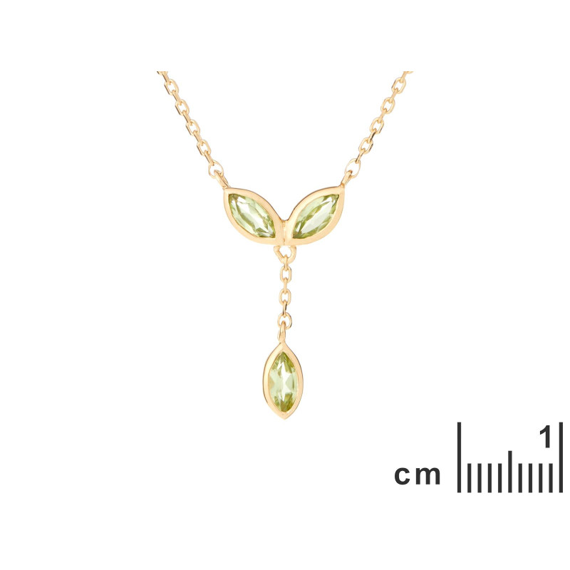 Ogrlica s prirodnim zelenim Peridotom - Slika 2