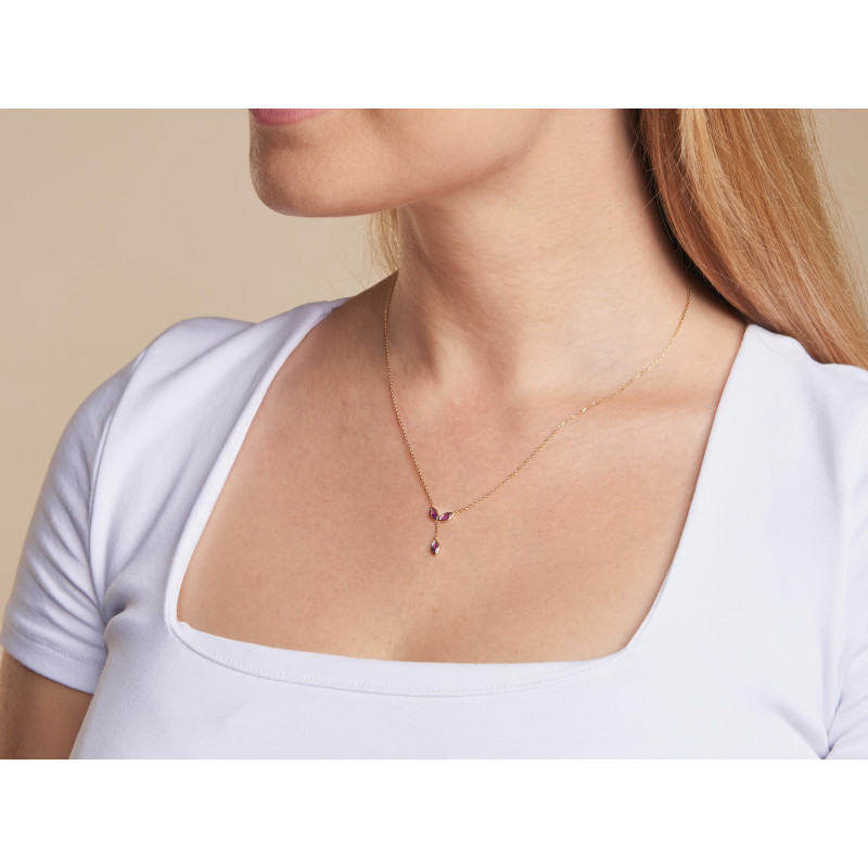 Ogrlica s ljubičastim Ametistom - Slika 3