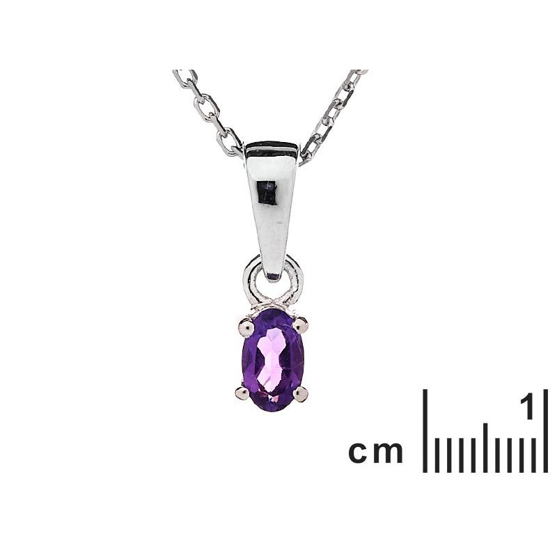 Privjesak s ljubičastim Ametistom - Slika 2