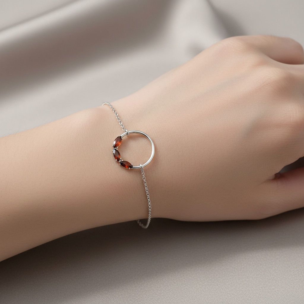 Narukvica s konjak jantarnim